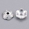 6-Petal Tibetan Style Alloy Flower Bead Caps LS-TIBE-S220-S-RS-2
