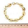 12MM 304 Stainless Steel Oval Link Chain Bracelets SA-CBA2696-13G-5