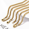 201 Stainless Steel Box Chain Necklace STAS-S105-JN929-2-45-4