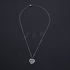 Non-Tarnish 201 Stainless Steel Pendant Necklaces NJEW-S105-JN564-40-1-2