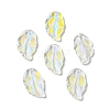Dyed & Heated Glass Pendants X1-GLAA-B009-06H-1