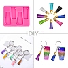 DIY UV Resin Epoxy Resin Keychain Jewelry Making DIY-OC0001-15-6