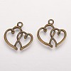 Valentines Gifts Idea for Her 2015 Tibetan Style Alloy Pendants X-TIBEP-21057-AB-NR-2