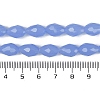 Electroplate Imitation Jade Glass Beads Strands EGLA-N013-J4mm-D06-4