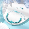 5Pcs Synthetic Gemston Braided Beaded Bracelets Sets BJEW-JB11016-4