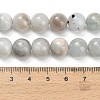 Natural Aquamarine Beads Strands G-F591-29A-10mm-02-5