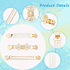 3Pcs 3 Styles Alloy Cardigan Clips FIND-GF0008-21-5