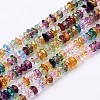 Faceted Glass Rondelle Beads Strands X-GF3x6mm-5-4