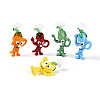 Handmade Lampwork Cartoon Pepper Chef Display Decorations LAMP-T025-13M-1