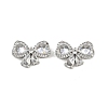 Brass Micro Pave Cubic Zirconia Beads KK-H078-31P-1