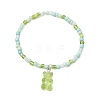 Glass Seed Beaded Stretch Bracelets BJEW-JB11290-3