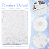 Snowflake Pattern Nylon Fabric DIY-WH0084-85A-4