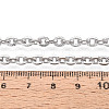 Brass Textured Cable Chains CHC-T018-29P-3
