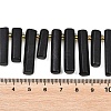 Natural Shungite Beads Strands G-F829-A06-01-4