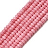 Cracked Opaque Glass Beads Strand GLAA-D306-A01-1