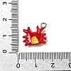Zinc Alloy Enamel Pendants FIND-I044-17B-1-3