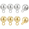 8Pcs 2 Colors 925 Sterling Silver Tube Bails STER-BC0003-74-1