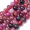 Natural Dragon Veins Agate Beads Strands GG-CBA9070-A01-01-2