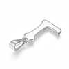 Non-Tarnish 304 Stainless Steel Pendants STAS-F106-95P-L-01-2