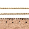 10Pcs 2MM 304 Stainless Steel Rope Chain Necklaces NJEW-G203-08G-5