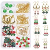 DIY Christmas Theme Earring Making Kits DIY-SC0019-45-1