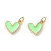 Rack Plating Brass Enamel Charms KK-D073-27G-01-2