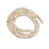 Natural White Moonstone Beads Strands G-D294-4mm-01-5