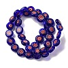 Handmade Millefiori Lampwork Beads Strands LAMP-G164-04F-2