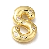 Brass with Cubic Zirconia Pendant X-KK-Q818-03S-G-1