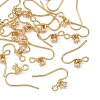 SHEGRACE Brass Pave Cubic Zirconia Earring Findings XGRQ4S971-739G-1