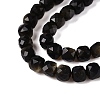 Natural Golden Sheen Obsidian Beads Strands G-N342-110-3