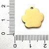 304 Stainless Steel Pendants STAS-H438-04G-01-3