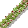 Handmade Millefiori Lampwork Beads Strands LAMP-G164-02D-1