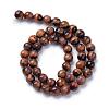 Natural Red Tiger Eye Bead Strands G-R411-14-8mm-2