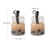 Glass Bottle Pendants CRES-S359-01B-3