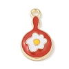 Food Series Alloy Enamel Pendants ENAM-Z010-04D-KCG-1