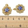 Brass Micro Pave Cubic Zirconia Pendants KK-H457-02G-01-3