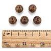 Natural Wenge Wood Beads X-WOOD-S053-13-3