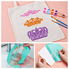 Self-Adhesive Silk Screen Printing Stencil DIY-WH0173-001-M-5
