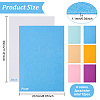 BENECREAT 12Pcs 6 Colors Self-adhesive Felt Fabric DIY-BC0006-23-2
