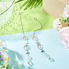 Glass Hanging Suncatchers HJEW-TADJ0005-3