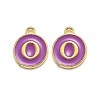 Golden Plated Alloy Enamel Charms LS-ENAM-Q437-12O-1