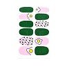 Avocados & Strawberries & Flowers Full Cover Nail Art Stickers MRMJ-T109-WSZ571-1