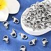 Tarnish Resistant 316 Surgical Stainless Steel Lobster Claw Clasps X-STAS-316-FL12A-6