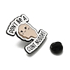 Animal Safety Don't be a Cunt Nugget Enamel Pins JEWB-L016-07EB-10-3