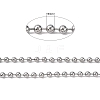 Non-Tarnish 3.28 Feet 304 Stainless Steel Ball Chains X-CHS-A002B-6.0mm-2