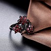 Fashion Brass Cubic Zirconia Finger Rings RJEW-BB23239-7A-5