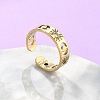304 Stainless Steel Open Cuff Rings X-RJEW-K245-55G-3