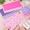 28Pcs 2 Colors Printed Cotton Fabric DIY-TA0014-86-6