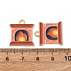 Christmas Alloy Enamel Pendants ENAM-K080-01I-G-3